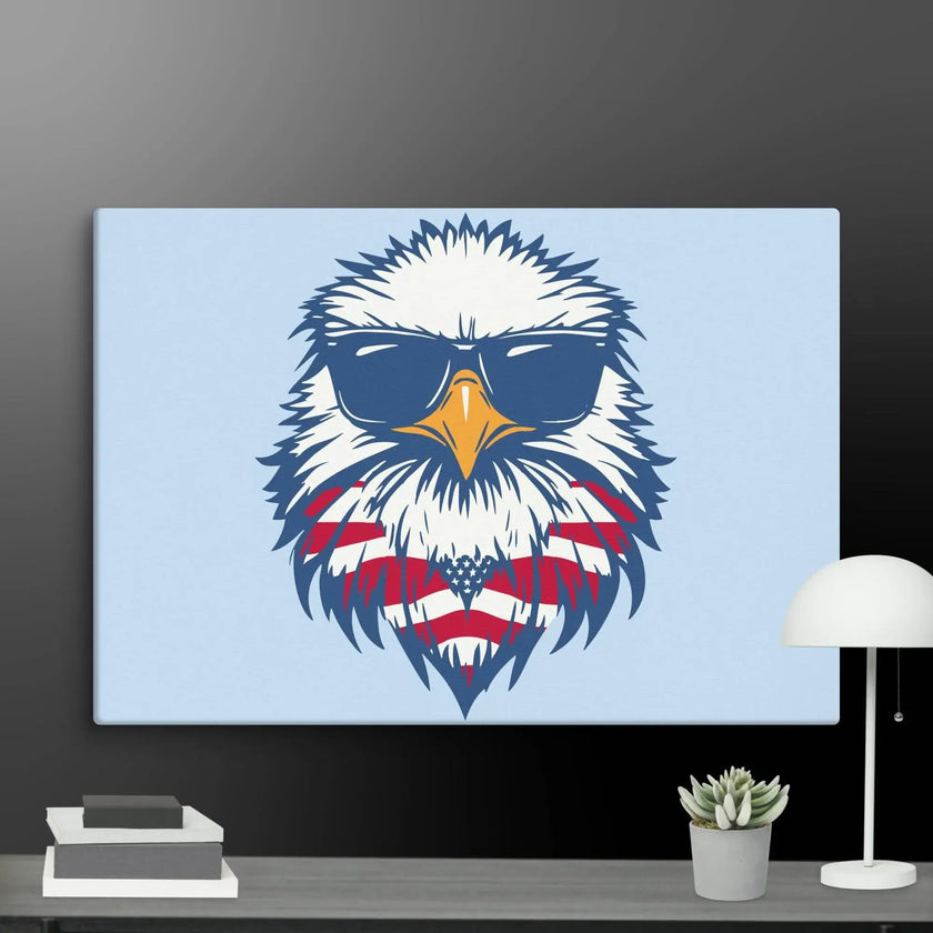 Americano Hawk Wall Art Canvas - STYLISHOUR