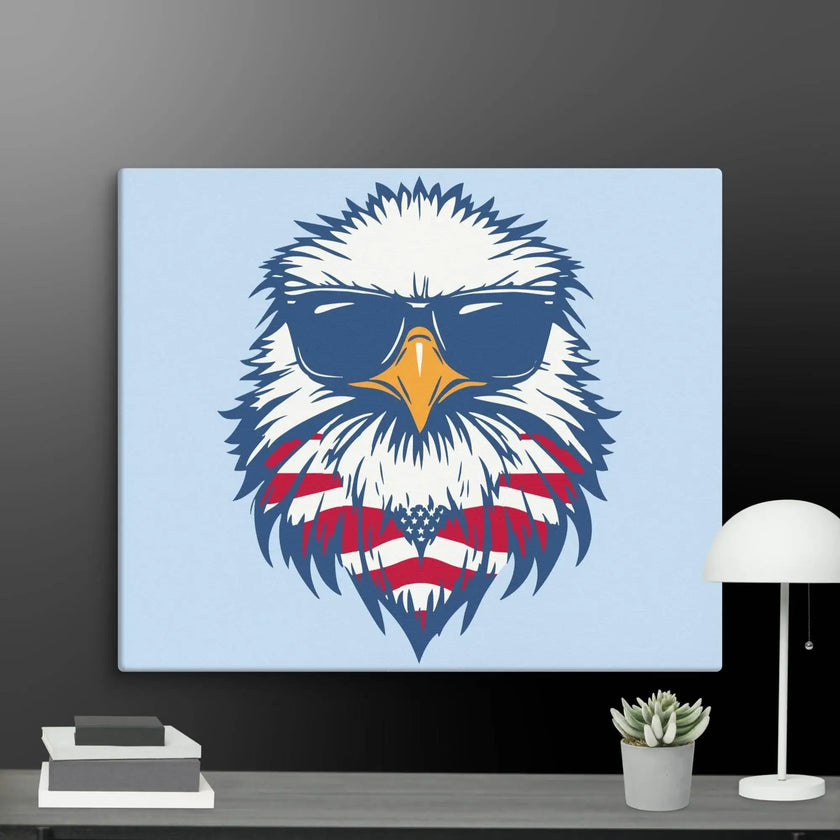 Americano Hawk Wall Art Canvas - STYLISHOUR