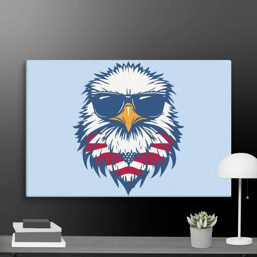 Americano Hawk Wall Art Canvas - STYLISHOUR