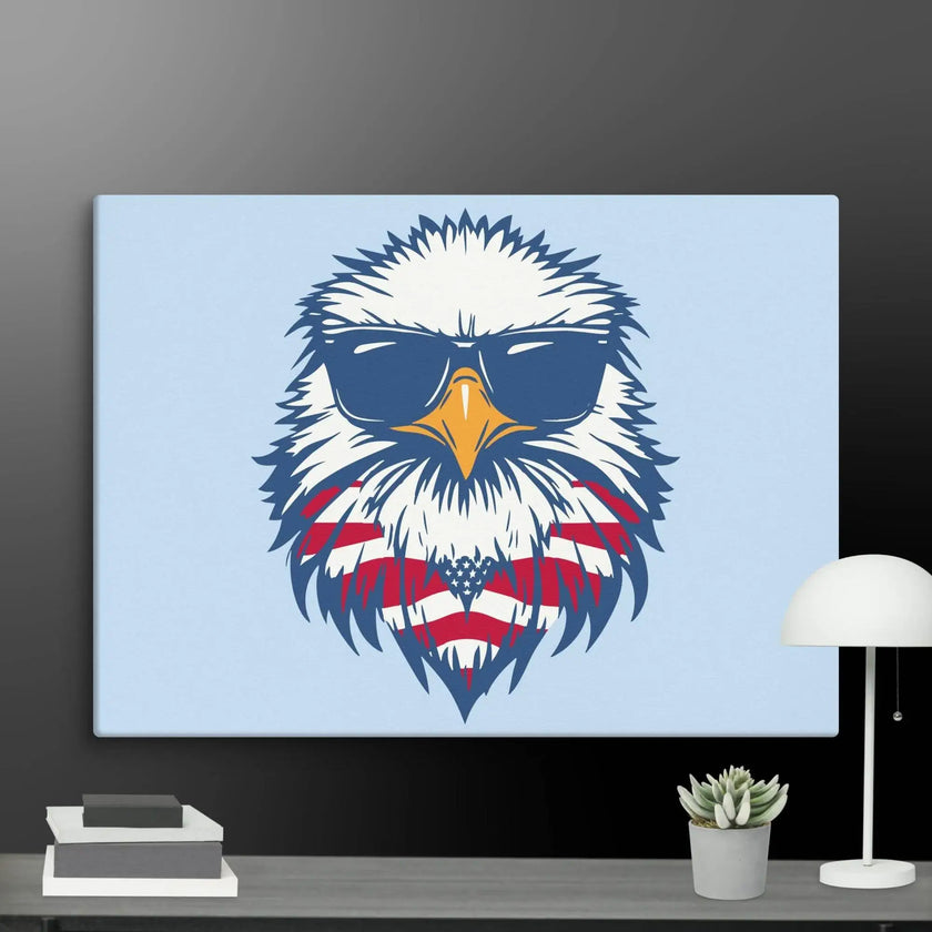 Americano Hawk Wall Art Canvas - STYLISHOUR