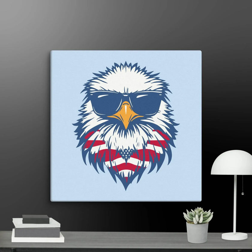 Americano Hawk Wall Art Canvas - STYLISHOUR