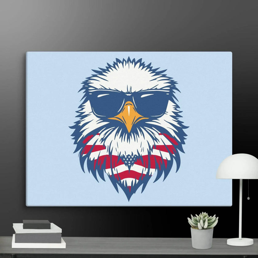 Americano Hawk Wall Art Canvas - STYLISHOUR
