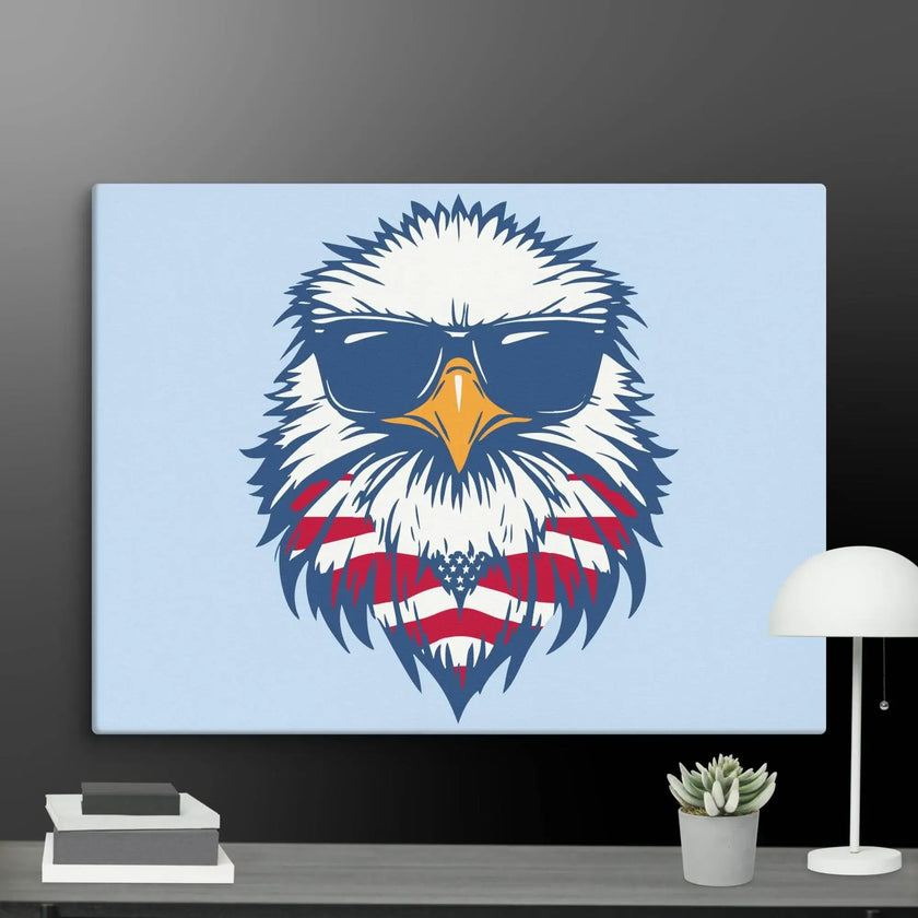 Americano Hawk Wall Art Canvas - STYLISHOUR