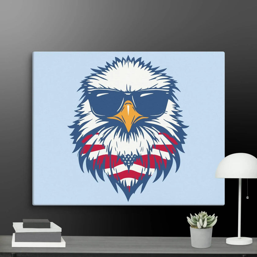 Americano Hawk Wall Art Canvas - STYLISHOUR
