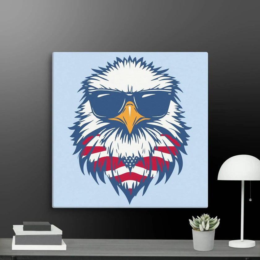 Americano Hawk Wall Art Canvas - STYLISHOUR