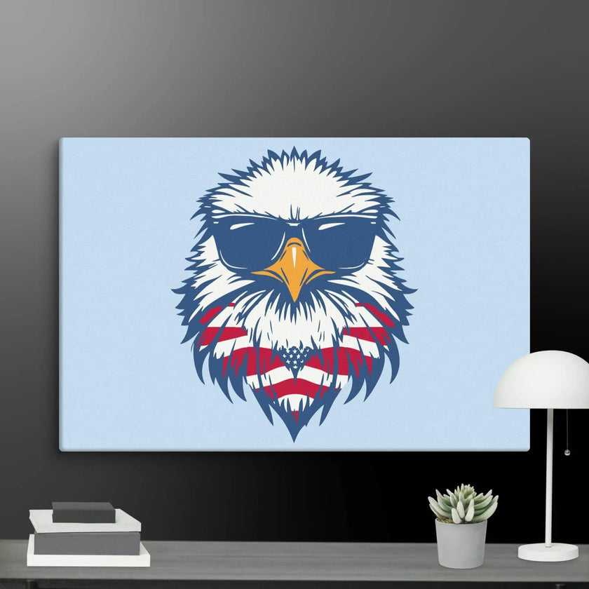 Americano Hawk Wall Art Canvas - STYLISHOUR