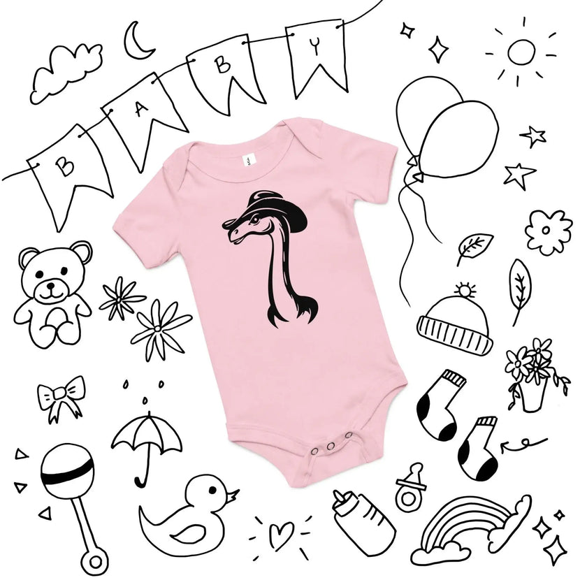 Dino Lover Baby Short Sleeve Romper - STYLISHOUR