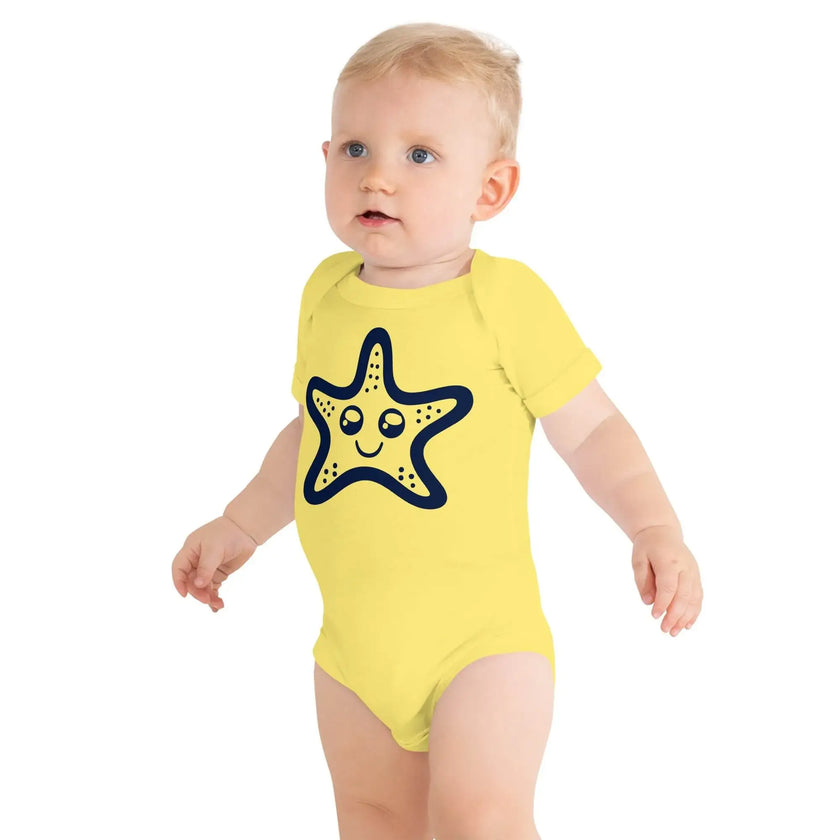 Adorable Baby One Piece with Starfish Print - STYLISHOUR