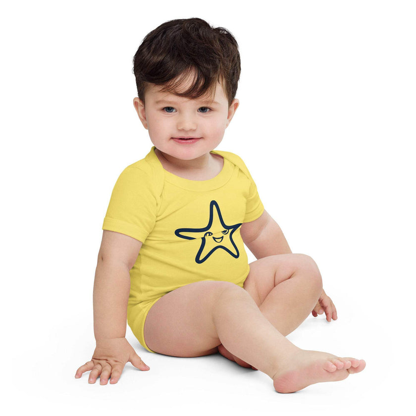 Starfish Love – Baby Short Sleeve One Piece - STYLISHOUR