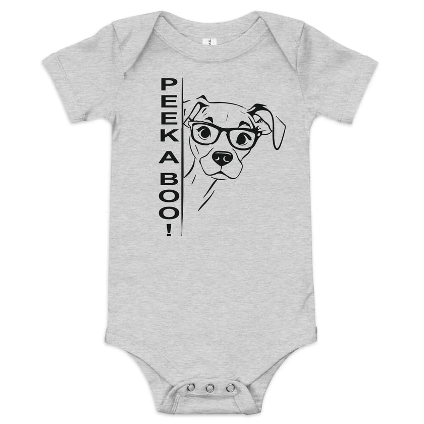 Peek-A-Boo dog baby short sleeve outfit - STYLISHOUR