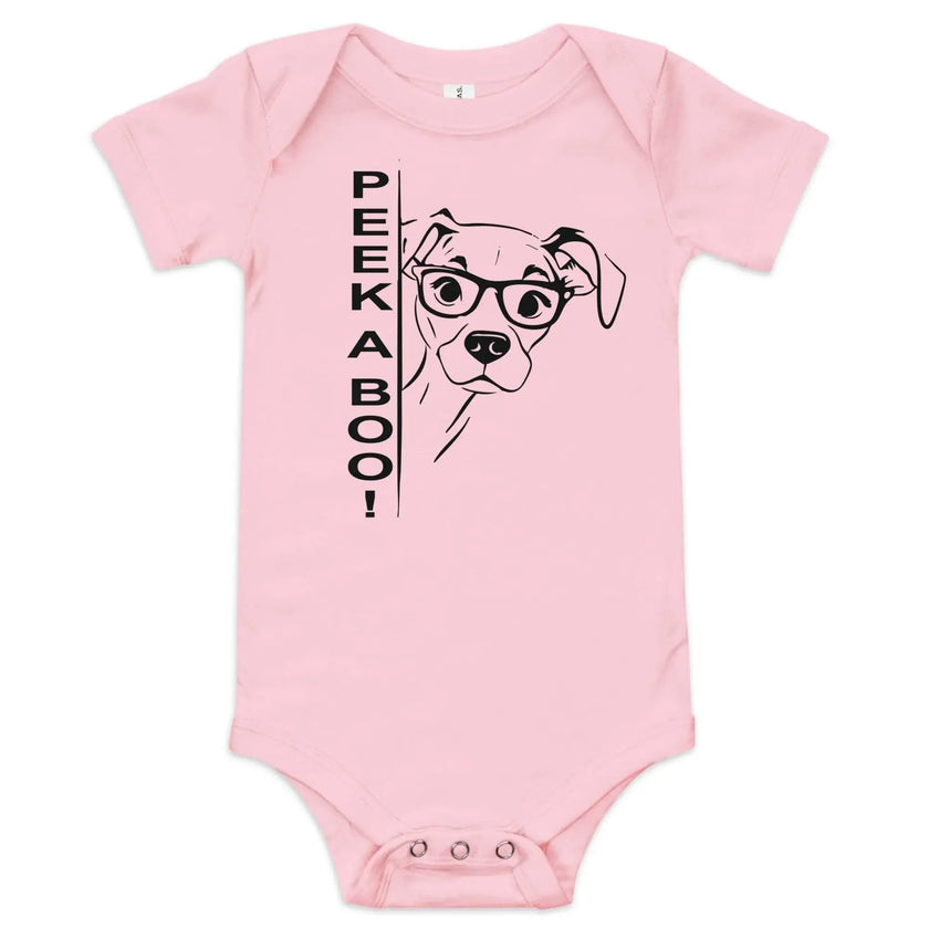 Peek-A-Boo dog baby short sleeve outfit - STYLISHOUR
