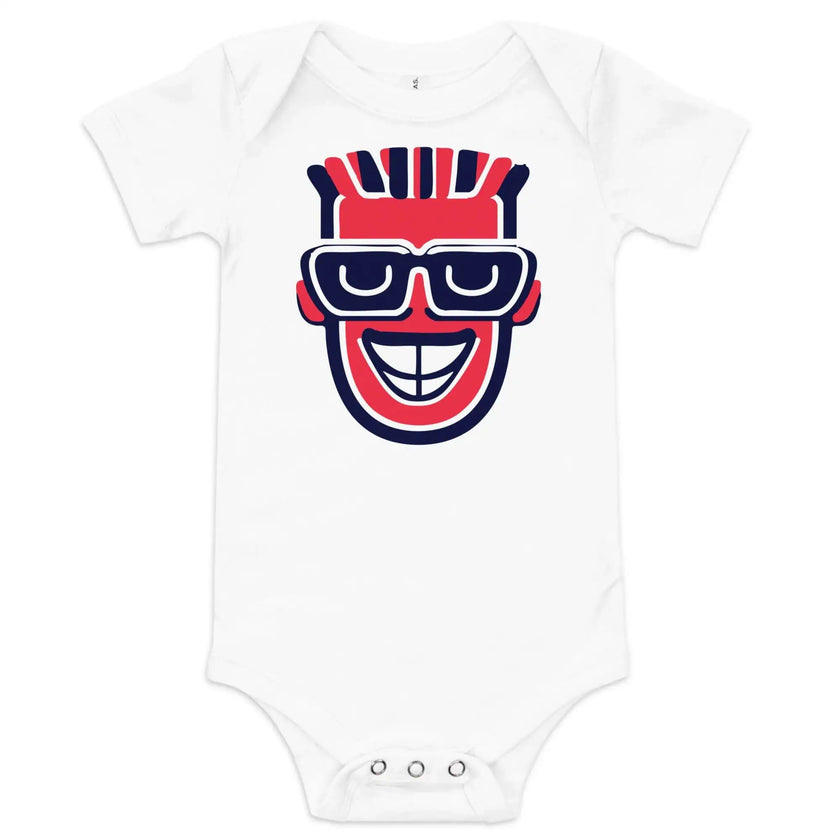 Cute Moai Print Baby Bodysuit – Short Sleeve - STYLISHOUR
