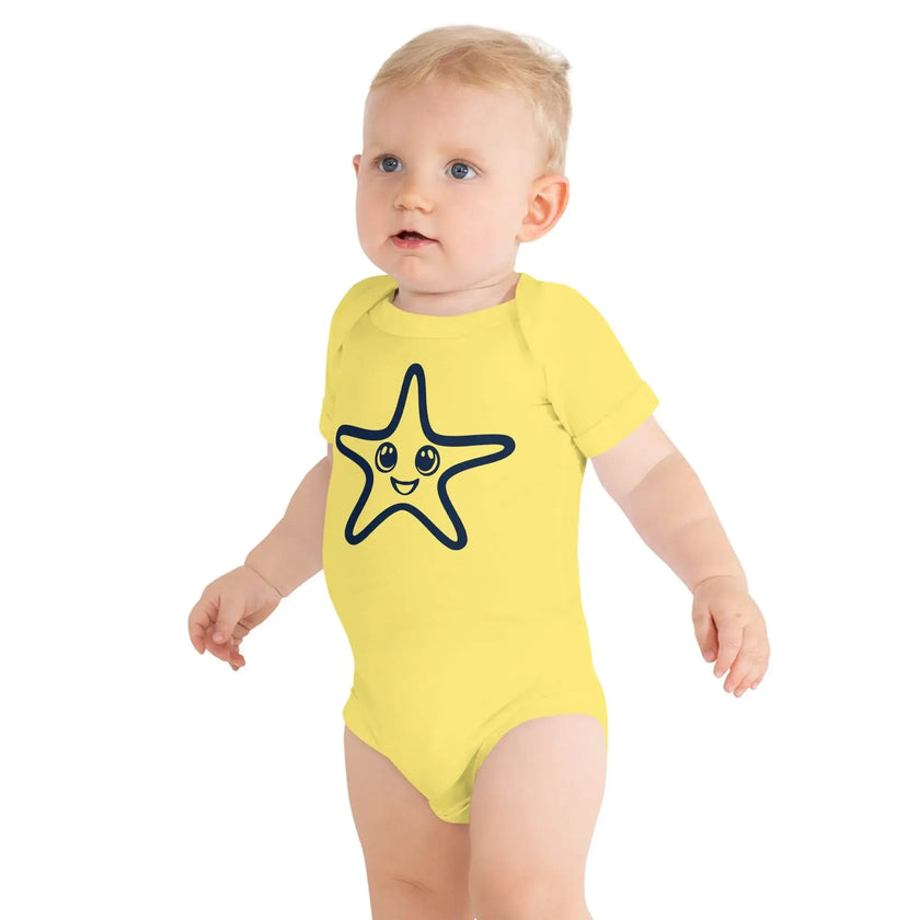 Starfish Love – Baby Short Sleeve One Piece - STYLISHOUR
