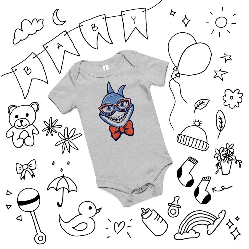 Laughing Shark Baby One Piece – Cute & Funny - STYLISHOUR