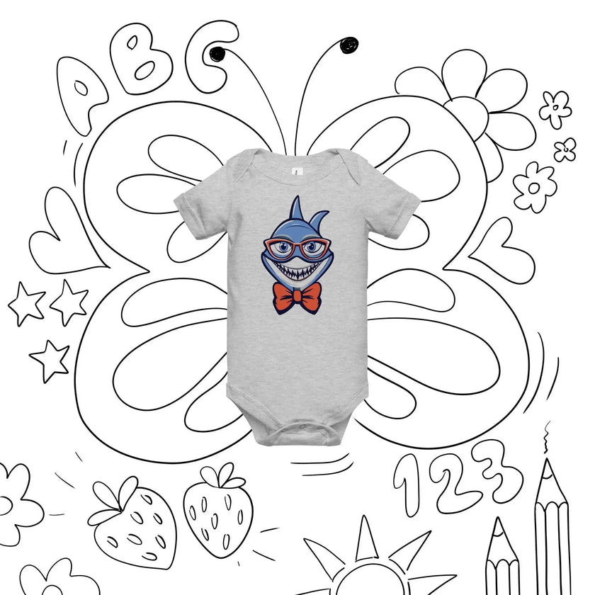 Laughing Shark Baby One Piece – Cute & Funny - STYLISHOUR
