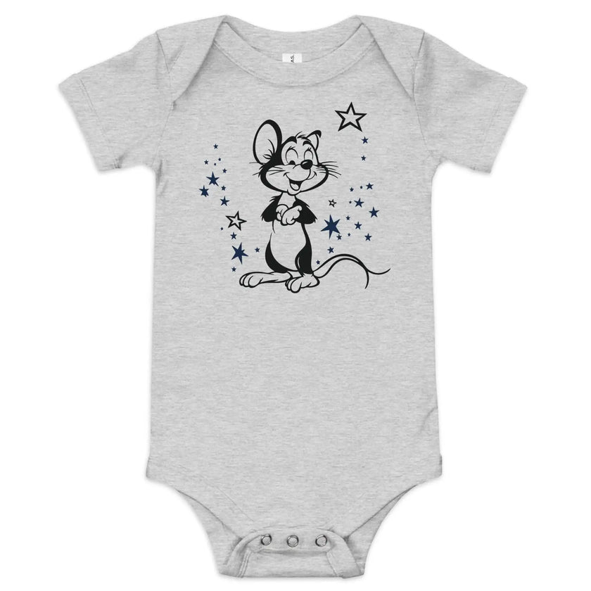 Baby Short Sleeve One Piece with Mickey Mouse Design - STYLISHOUR