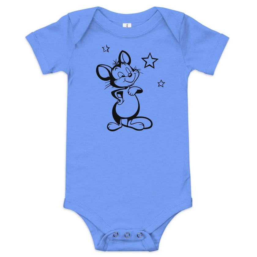 Cute Baby Onesie – Mickey Mouse Graphic Print - STYLISHOUR