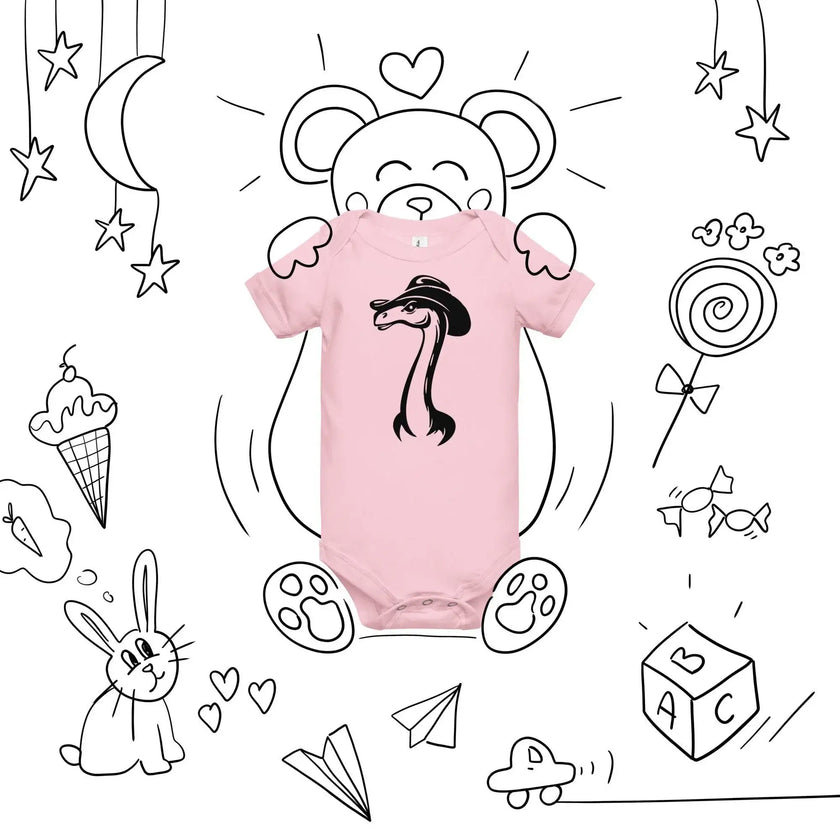 Dino Lover Baby Short Sleeve Romper - STYLISHOUR