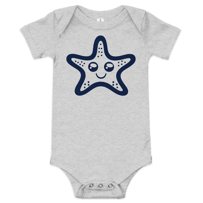 Adorable Baby One Piece with Starfish Print - STYLISHOUR