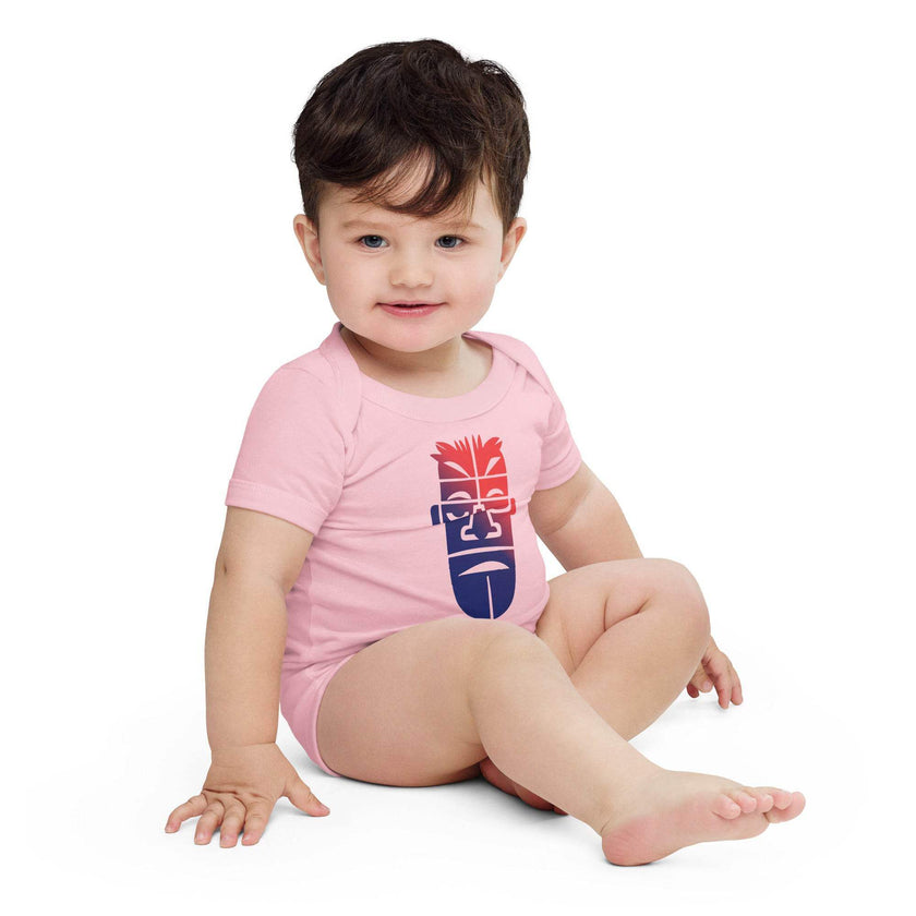 Funny Moai Face Baby One Piece Outfit - STYLISHOUR