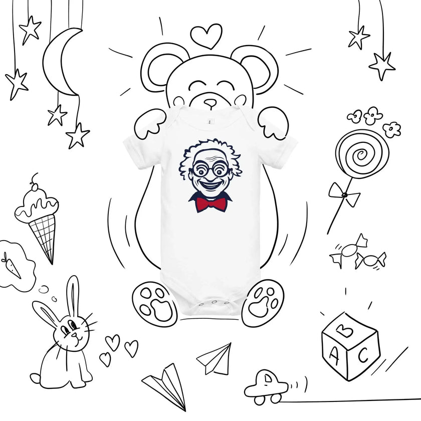 Genius Printed Baby Onesie – Soft & Comfy - STYLISHOUR