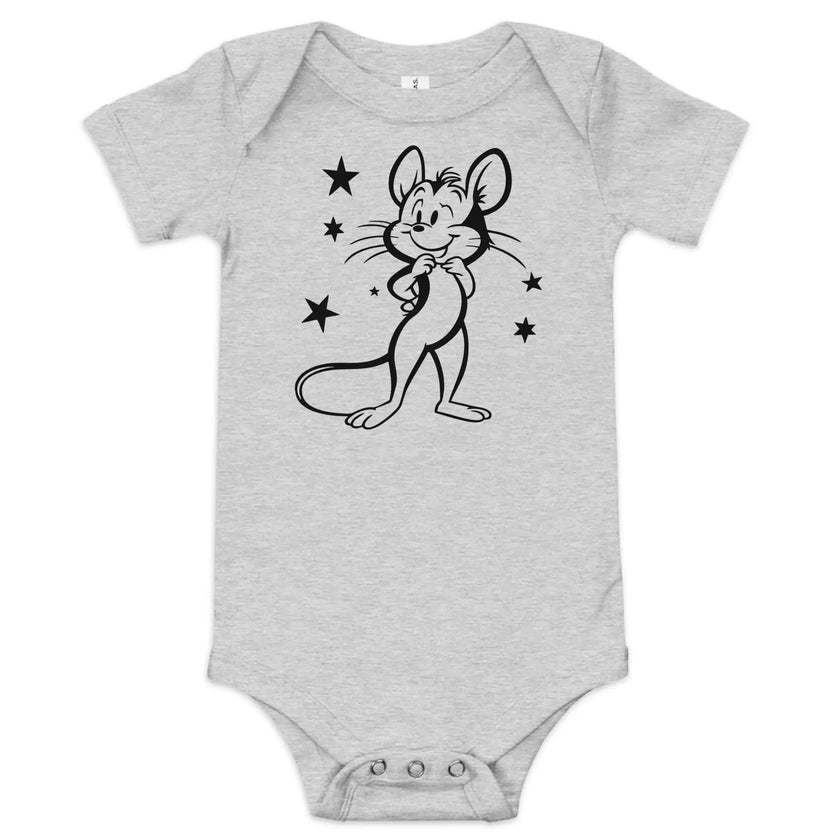 Baby Mickey Mouse Short Sleeve Onesie - STYLISHOUR