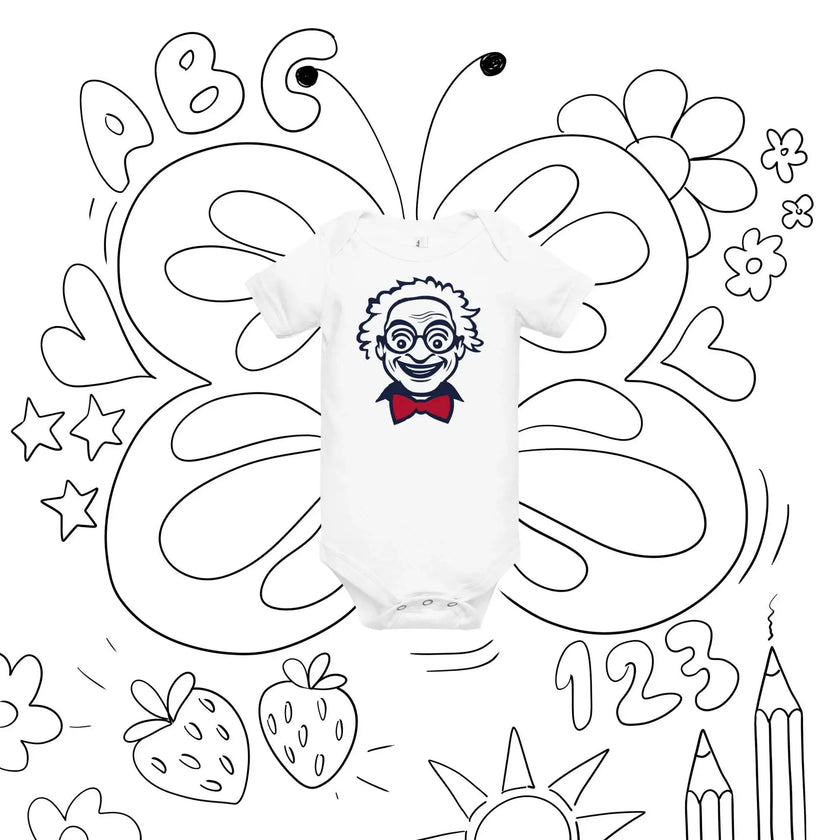 Genius Printed Baby Onesie – Soft & Comfy - STYLISHOUR