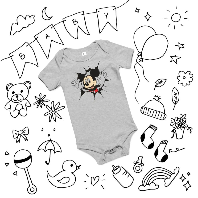 Disney Mickey Mouse Baby Bodysuit – Short Sleeve - STYLISHOUR