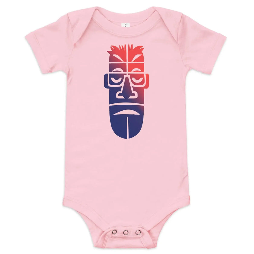 Funny Moai Face Baby One Piece Outfit - STYLISHOUR