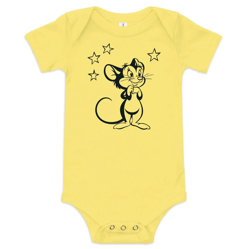 Mickey Mouse Printed Baby Onesie – Soft & Comfy - STYLISHOUR