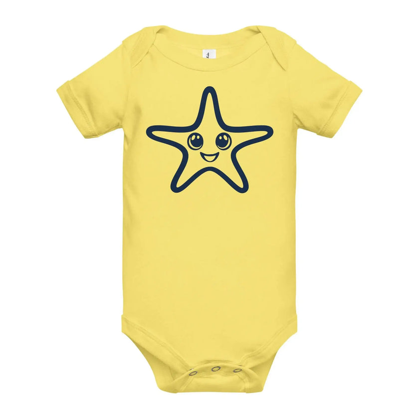 Starfish Love – Baby Short Sleeve One Piece - STYLISHOUR