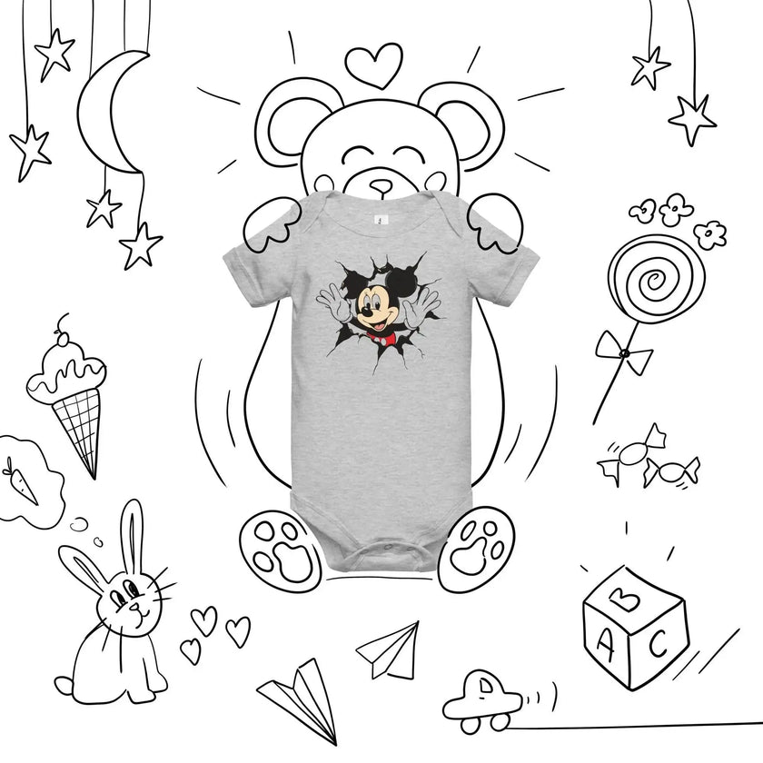 Disney Mickey Mouse Baby Bodysuit – Short Sleeve - STYLISHOUR