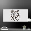 Born to Nap Cat Wall Art Canvas - STYLISHOUR
