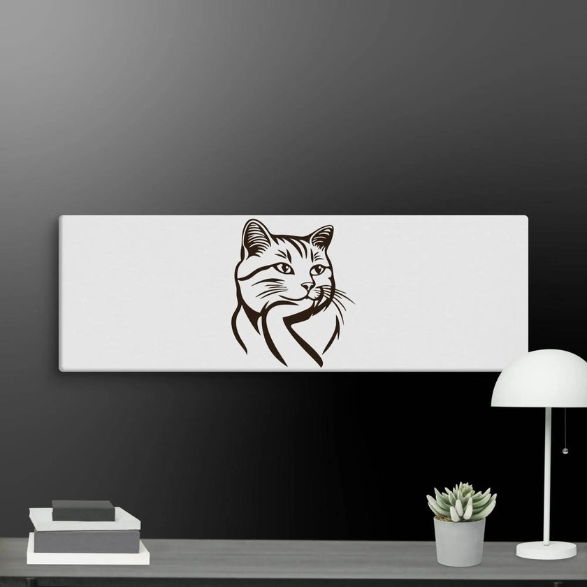 Born to Nap Cat Wall Art Canvas - STYLISHOUR
