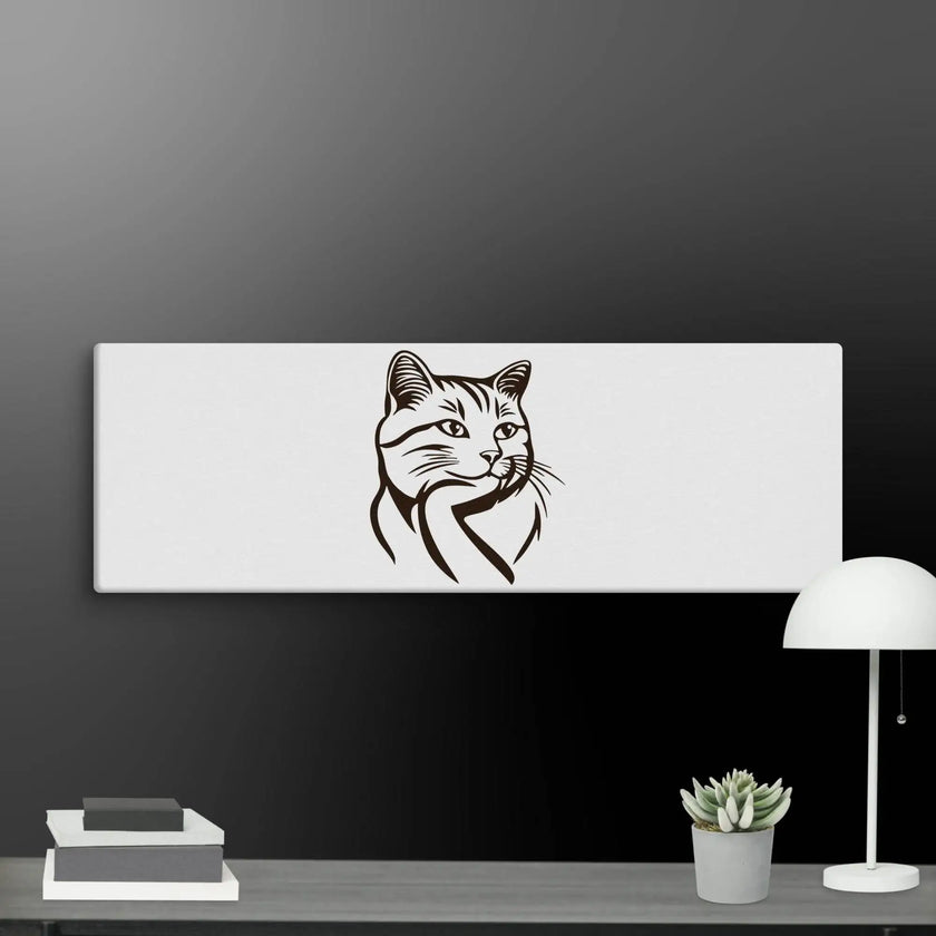 Born to Nap Cat Wall Art Canvas - STYLISHOUR
