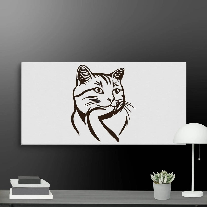 Born to Nap Cat Wall Art Canvas - STYLISHOUR