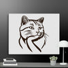 Born to Nap Cat Wall Art Canvas - STYLISHOUR