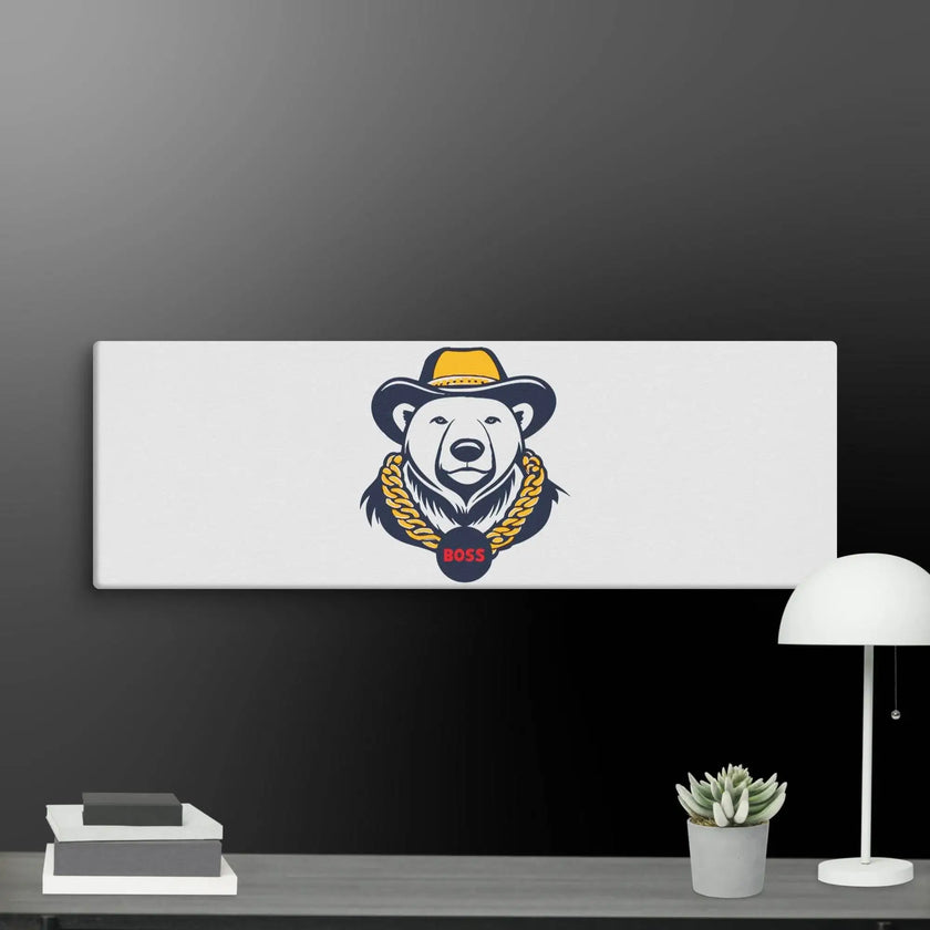 Cool Bear Boss Canvas - STYLISHOUR