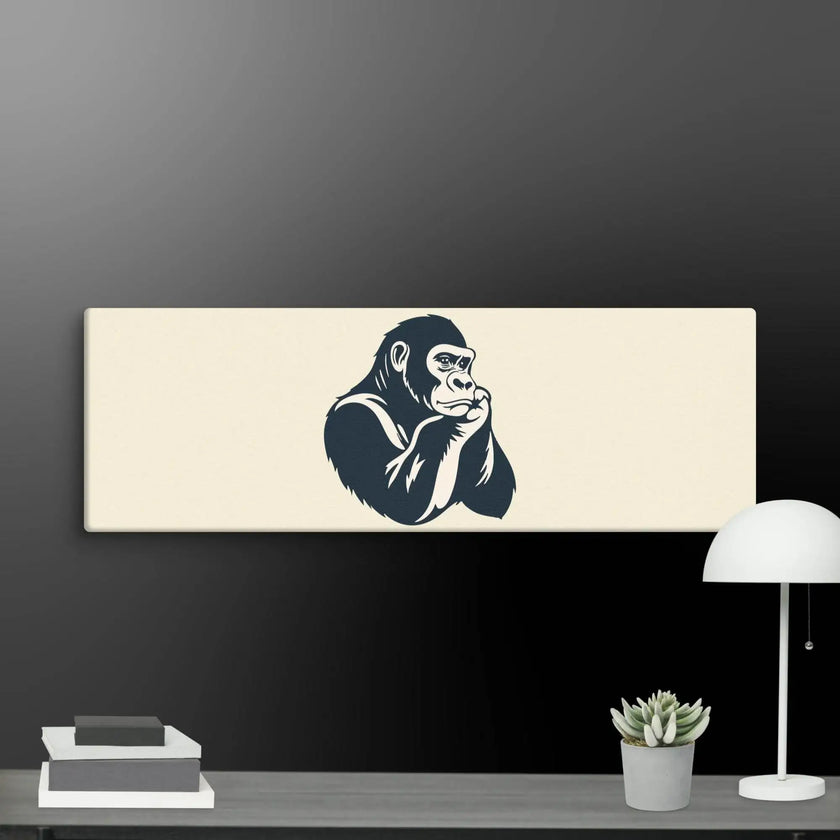 Cool Calm Ape Wall Art Canvas - STYLISHOUR