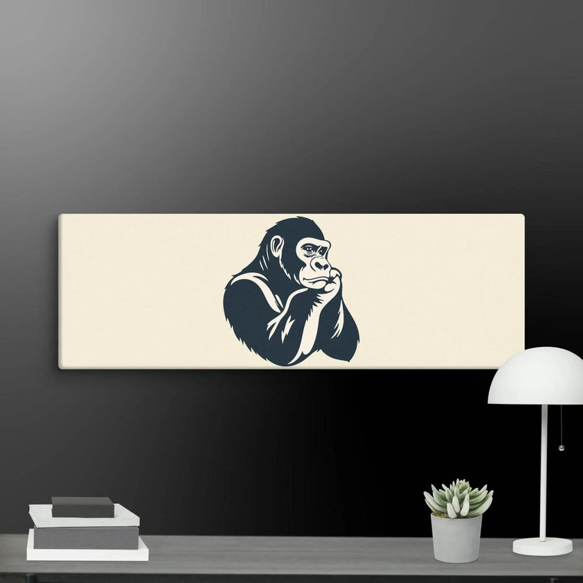 Cool Calm Ape Wall Art Canvas - STYLISHOUR