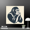 Cool Calm Ape Wall Art Canvas - STYLISHOUR