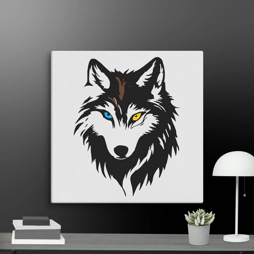 Cool Wolf Wall Art Canvas - STYLISHOUR