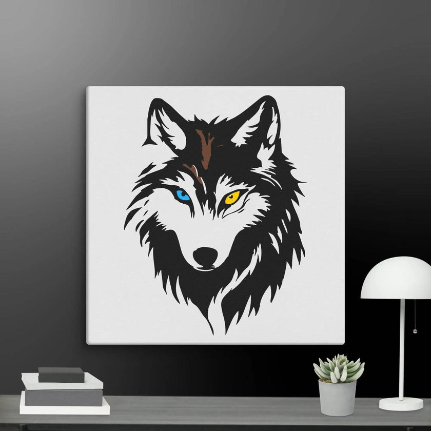 Cool Wolf Wall Art Canvas - STYLISHOUR