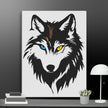 Cool Wolf Wall Art Canvas - STYLISHOUR