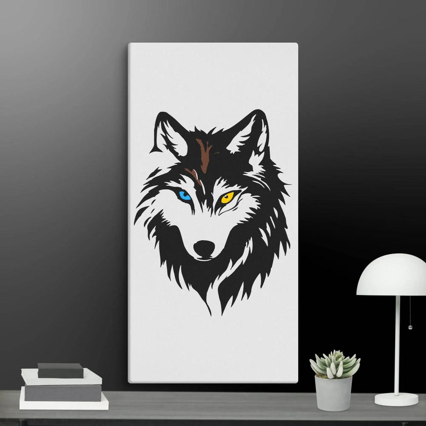 Cool Wolf Wall Art Canvas - STYLISHOUR