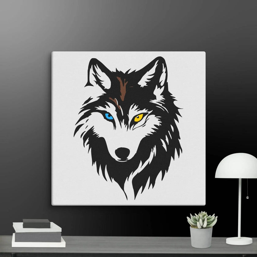 Cool Wolf Wall Art Canvas - STYLISHOUR