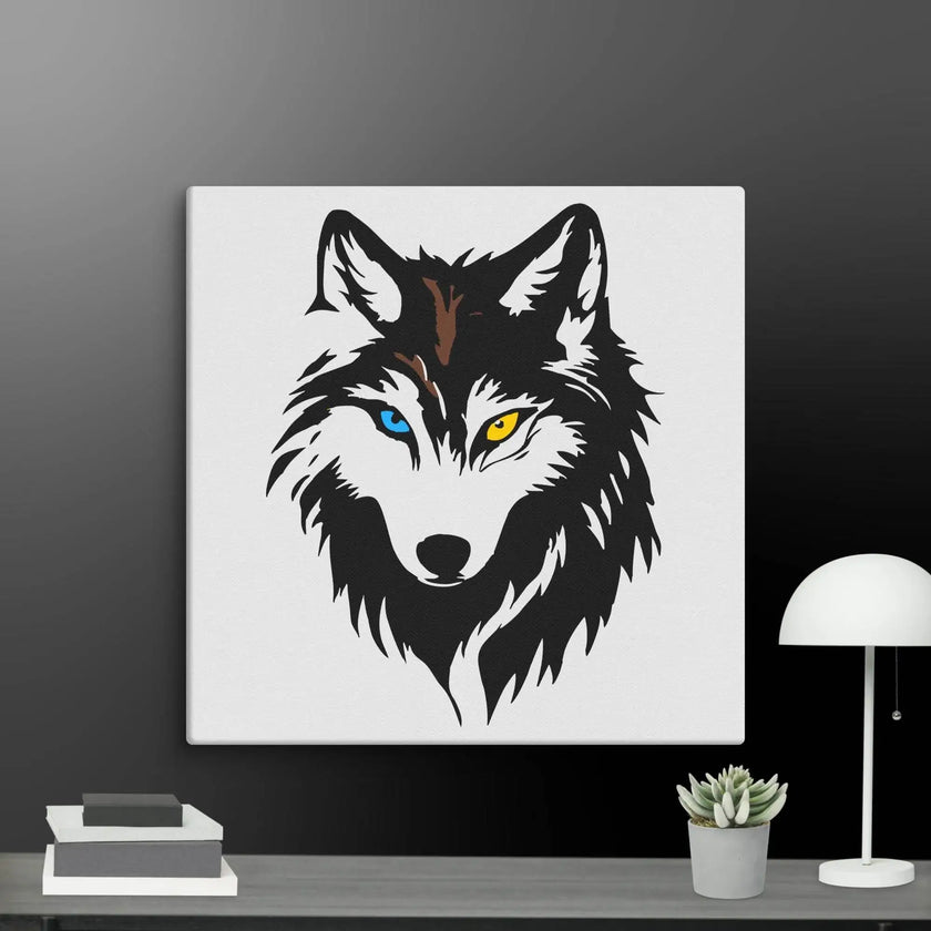 Cool Wolf Wall Art Canvas - STYLISHOUR