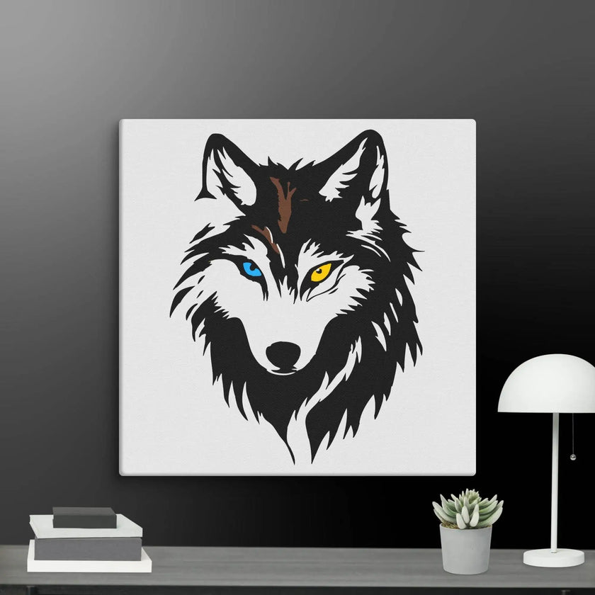 Cool Wolf Wall Art Canvas - STYLISHOUR