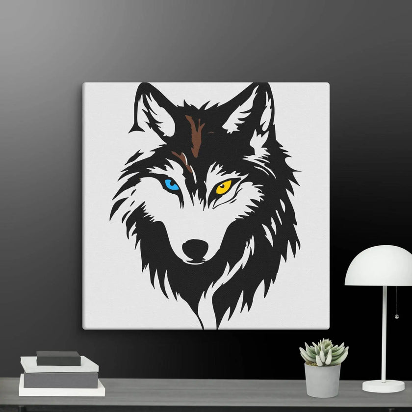 Cool Wolf Wall Art Canvas - STYLISHOUR