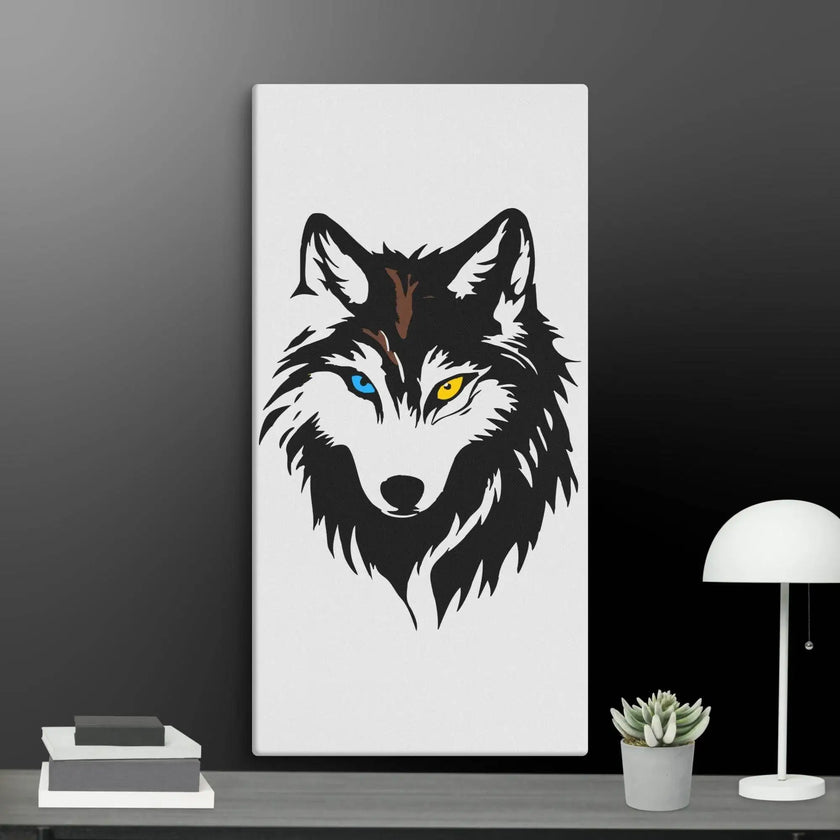Cool Wolf Wall Art Canvas - STYLISHOUR